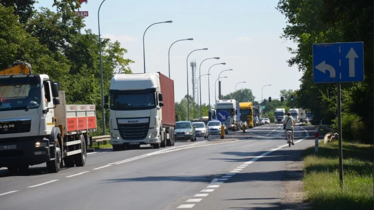 Tczew - Początek remontu dk 91