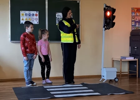 Tczew - Z przedszkolakami o bezpieczeństwie
