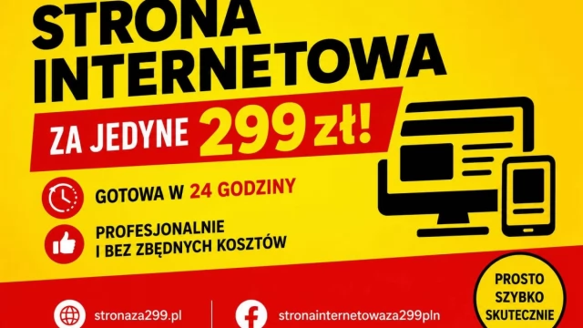 Tczew - Strona internetowa ekspresowo - 24h - 299 PLN