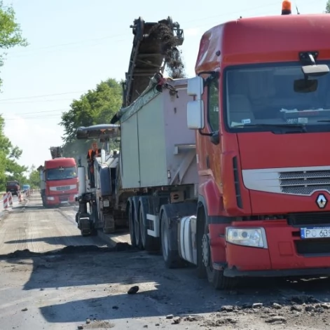 Tczew - Początek remontu dk 91