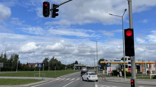 Tczew - Osiem dodatkowych sygnalizatorów na największym skrzyżowaniu Tczewa
