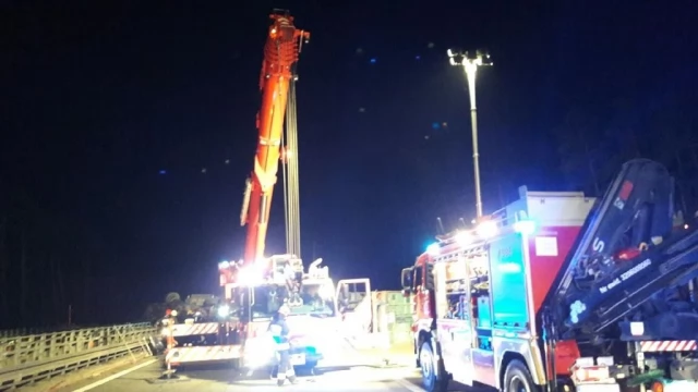 Tczew - Wypadek na A1. To była jedna z najtrudniejszych akcji służb