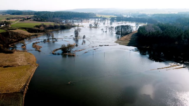 Tczew - 20 podtopień na terenie powiatu tczewskiego [WIDEO]
