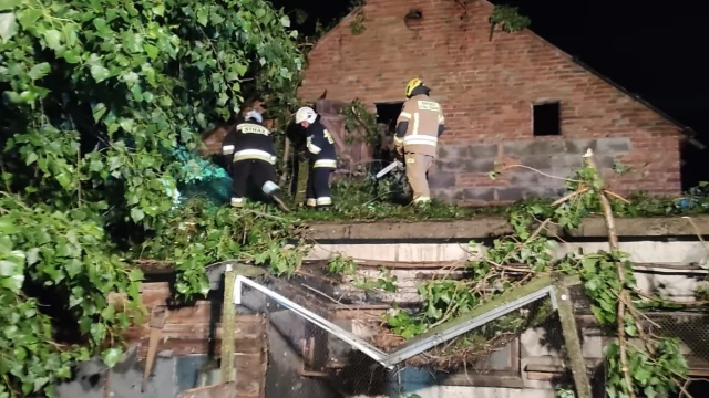 Tczew - Ponad 50 strażackich interwencji po burzach w powiecie tczewskim