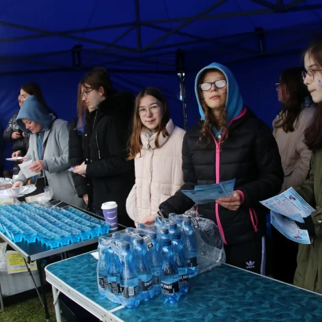 Tczew - Parkrun na niebiesko
