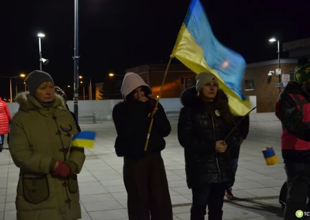 Tczew - Antywojenna demonstracja przeszła ulicami Tczewa