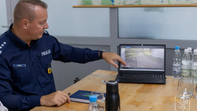 Tczew - Bezpieczeństwo infrastruktury krytycznej - wspólne działania Policji i GTKOM na terenie Gminy Tczew