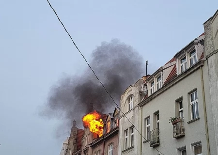 Tczew - Pożar na Słowackiego [AKTUALIZACJA]