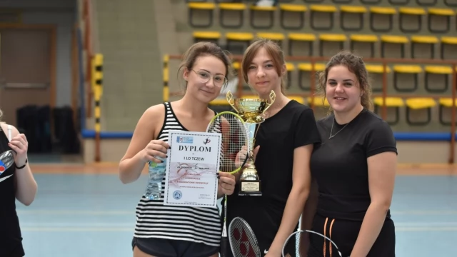 Tczew - Powiatowa Licealiada w Badmintonie Dziewcząt i Chłopców