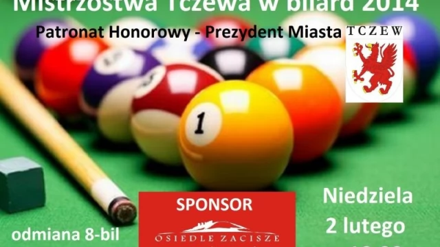 Tczew - Bilardowe Mistrzostwa Tczewa już w niedzielę