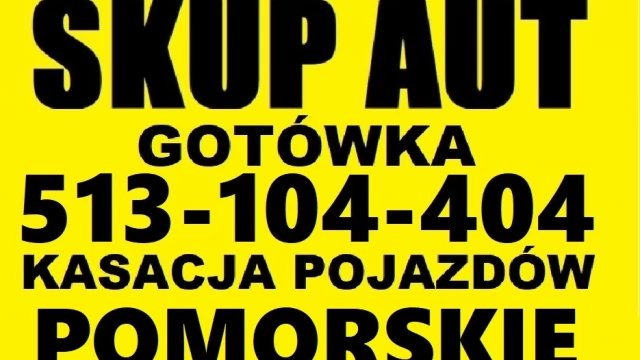 Tczew - Skup Aut t.513104404 Całe Uszkodzone, stare Dobre