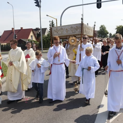 Tczew - Boże Ciało - procesja z Najświętszym Sakramentem