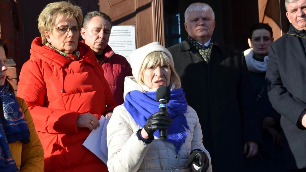 Tczew - Polacy i Ukraińcy ramię w ramię przeciw rosyjskiej agresji
