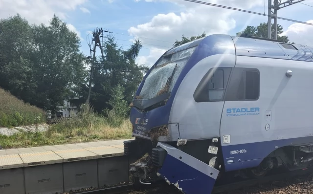 Tczew - Pod wpływem alkoholu wjechał pod pociąg narażając zdrowie i życie ok 500 pasażerów! PKP apelują o rozwagę w czasie żniw [WIDEO]