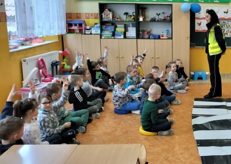 Tczew - Z przedszkolakami o bezpieczeństwie