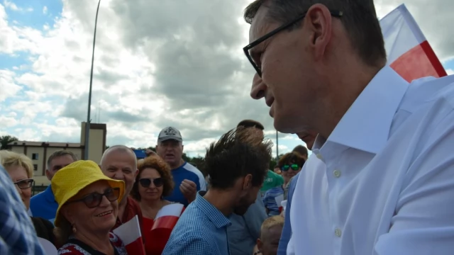 Tczew - Mateusz Morawiecki z wizytą w Tczewie - "Ten most będzie perłą historii"
