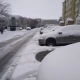 Tczew - Zima na Pomorzu - spadł śnieg, sypać będzie nadal