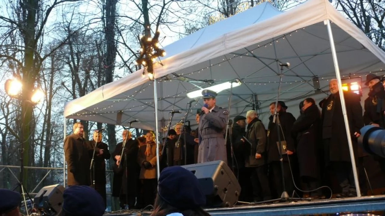 Tczew - Miejska wigilia w Parku Kopernika