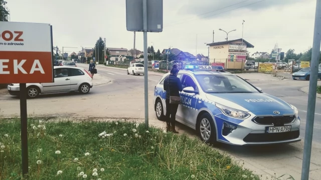 Tczew - Potrącenie rowerzysty na Żwirki