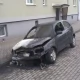 Tczew - Spalone auto na Saperskiej