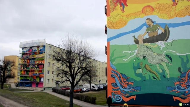 Tczew - Trzeci mural gotowy, będą kolejne