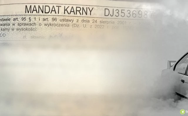 Tczew - Driftował BMW po ulicach miasta. Mandat na 6000 zł go zaboli