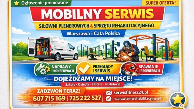 Tczew - Mobilny Serwis Siłowni Plenerowych i Sprzętu Rehabilitacyjnego