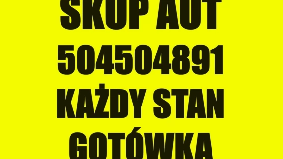 Tczew - Skup Aut t.504504891 kupię każde auto za GotÓwkę