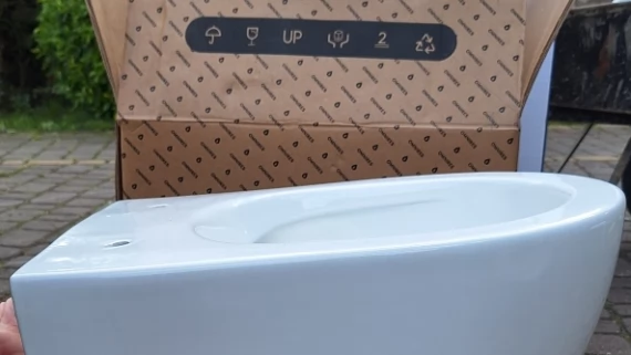 Tczew - Stelaż podtynkowy Grohe Solido + miska WC Omnires