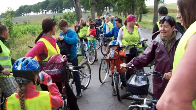 Tczew -  Rodzinny Rajd Rowerowy. Przesiedli się na dwa kółka