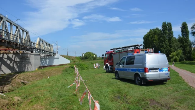 Tczew - Wypadek przy remoncie mostu! Zawaliło się rusztowanie - są ranni