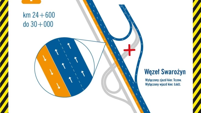 Tczew - Kolejny etap prac na autostradzie A1