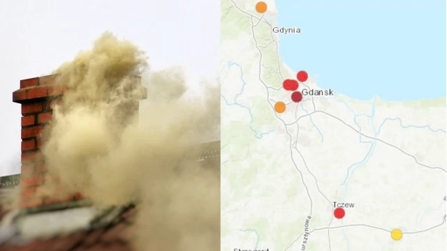 Tczew - Zły stan powietrza na Pomorzu. Unikajcie wieczornych spacerów!