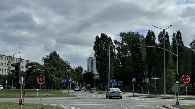 Tczew - Osiem dodatkowych sygnalizatorów na największym skrzyżowaniu Tczewa