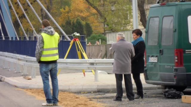 Tczew - Próby obciążeniowe wiaduktu
