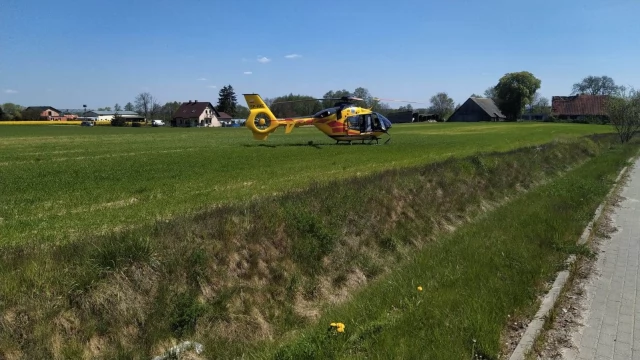 Tczew - Poważny wypadek z udziałem ciężarówek, na miejsce leci LPR