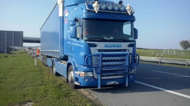 Tczew - Autostrada A1. Pasażerka ranna w wypadku