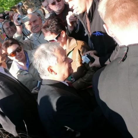 Tczew - Lech Kaczyński w Tczewie