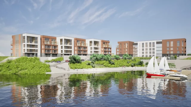 Tczew - Blisko 300 mieszkań w nowych blokach nad Wisłą? Inwestor wystąpił do radnych