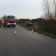 Tczew - Dachowanie w okolicy Subków. W aucie matka z dzieckiem