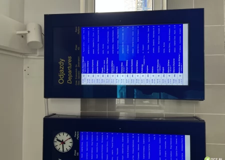 Tczew - Błędne informacje na dworcu w Tczewie
