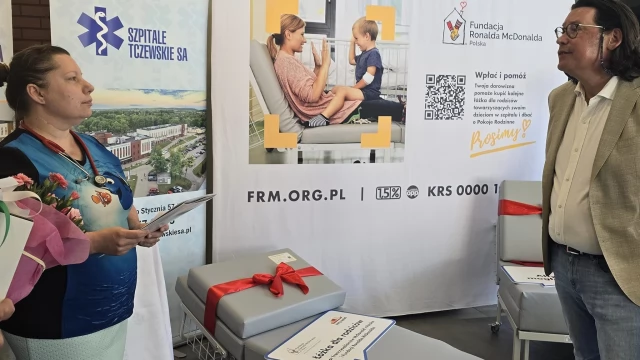 Tczew - Prezent od Fundacji Ronalda McDonalda dla tczewskiego szpitala