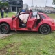 Tczew - Rokitki. Porsche wypadło z drogi
