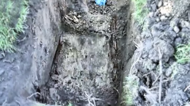 Tczew - Trwają prace ekshumacyjne przy masowych mogiłach w Parku Kopernika - wideorelacja