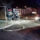 Tczew - Pożar na Jagiellońskiej - poparzona osoba, która usiłowała gasić