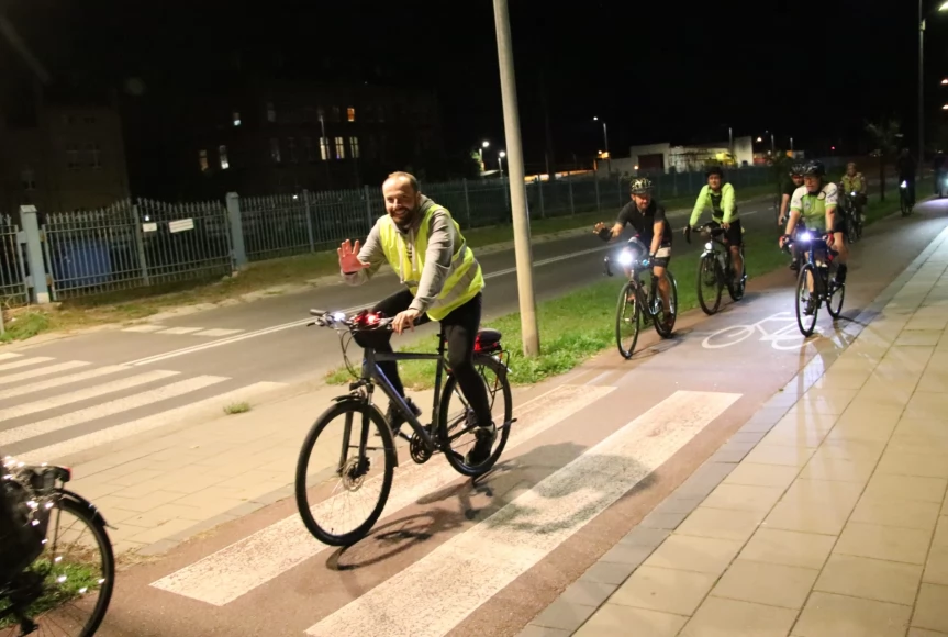Tczew - Nocny przejazd rowerowy Świetlik