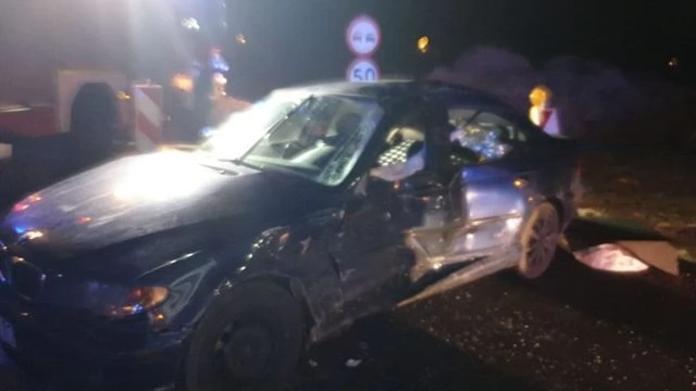 Tczew - Poważne utrudnienia na "22" po wypadku w okolicy Bałdowa