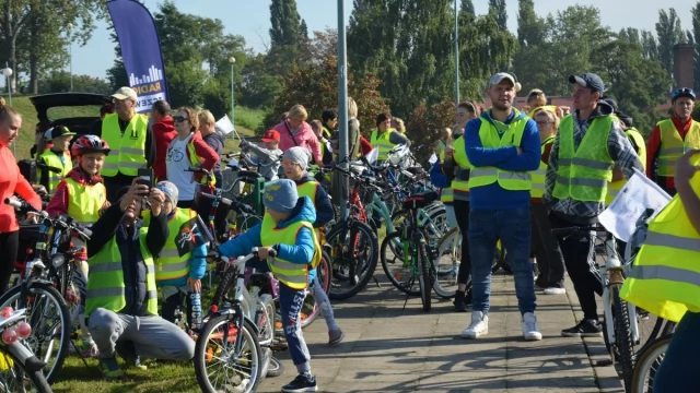 Tczew - Piknik Mobilności Aktywnej. Tczewianie przesiedli się na rowery