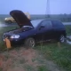 Tczew - Czatkowy. Auto wypadło z drogi i staranowało skrzynkę gazową