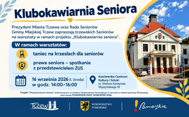 Tczew - Warsztaty w ramach projektu "Klubokawiarnia seniora"